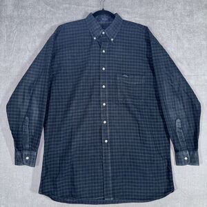 Vintage Chaps Ralph Lauren Button Down Shirt Men XL Plaid Long Sleeve Y2K